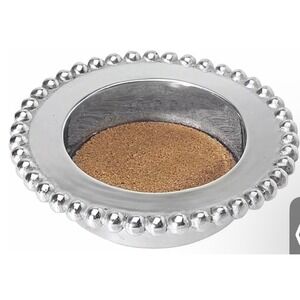 Mariposa String‎ of Pearls Wine Cozy Recycled Aluminum Wine Coaster 2307 New